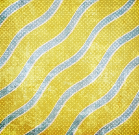 Abstract waves on grunge backgroundの写真素材