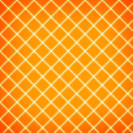 Gird on orange backgroundの写真素材