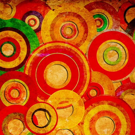 grunge circles abstract backgroundの写真素材