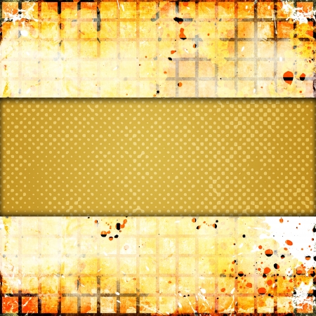 Grungy chessboard background with place for textの写真素材