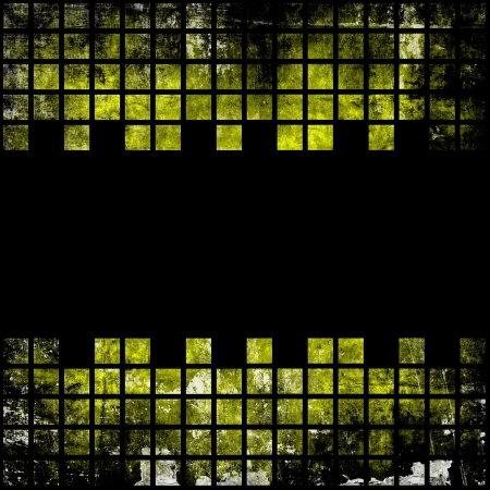 Grungy chessboard background with place for textの写真素材