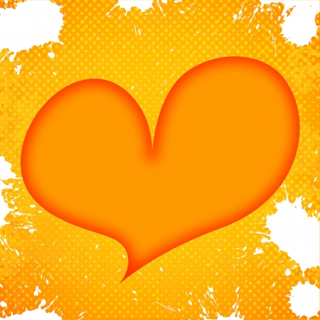 heart on grunge backgroundの写真素材