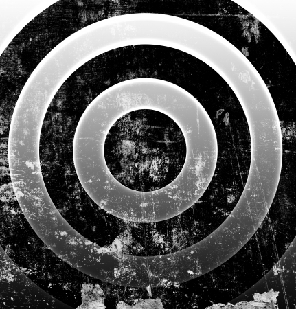 Target on blue backgroundの写真素材