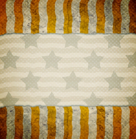 vintage frame with stars and dotsの写真素材