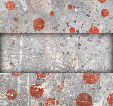 Abstract circles on grunge background with place for textの写真素材