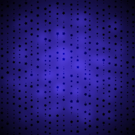 Abstract stars on blue backgroundの写真素材