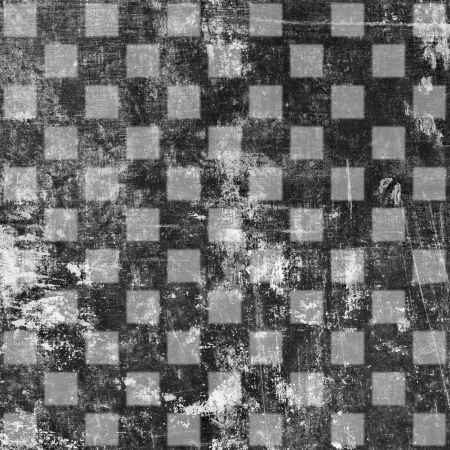 grunge chessboard backgound with stainsの写真素材