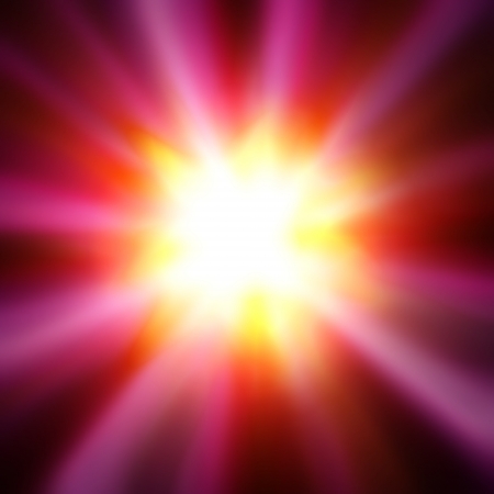 background of colorful luminous raysの写真素材