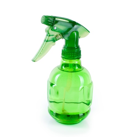 Plastic spray for dispersion isolated at the white background の写真素材