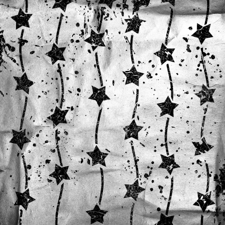 abstract stars on grunge backgroundの写真素材