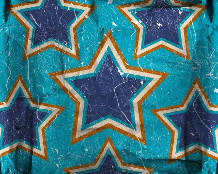 grunge background with starsの写真素材