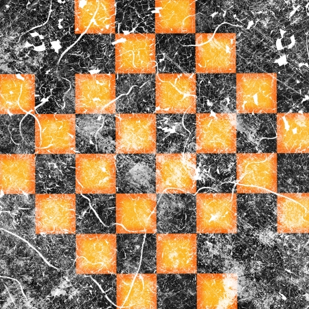 Grungy chessboard backgroundの写真素材