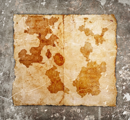 Old treasure mapの写真素材