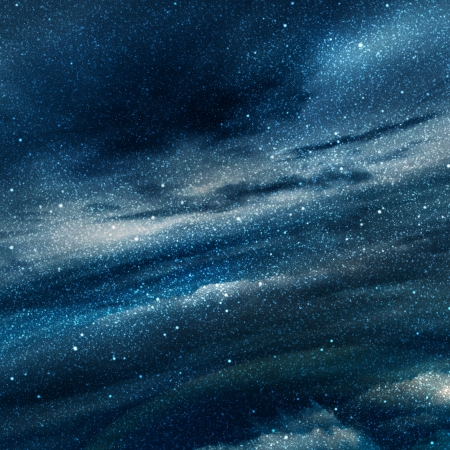 Universe filled with starsの写真素材