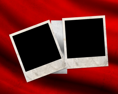 Grunge Switzerland flag with photo framesの写真素材
