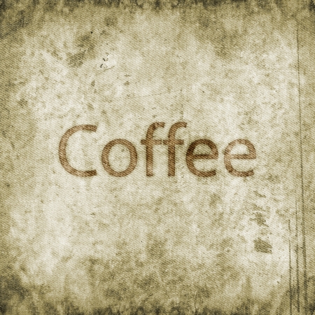 Grunge coffee background の写真素材
