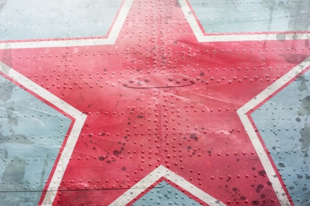 Red star on grunge backgroundの写真素材