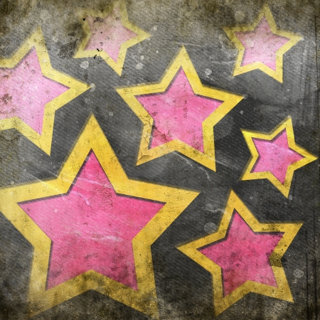 abstract background with starsの写真素材