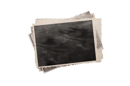 stack of old photosの写真素材