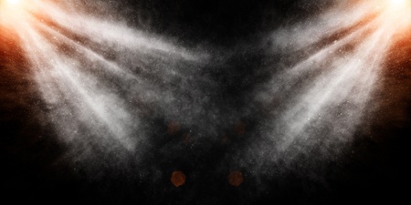 spotlight back and white lightingの写真素材