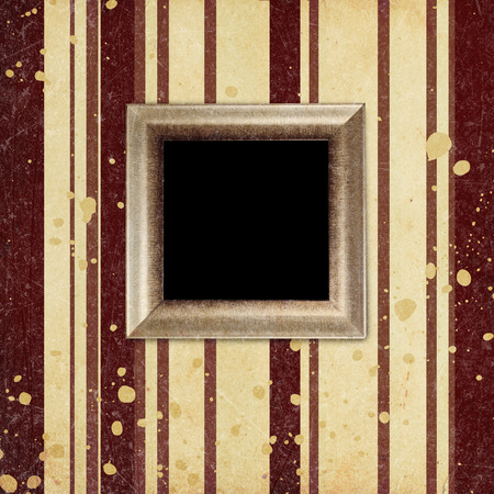 vintage background with old frameの写真素材