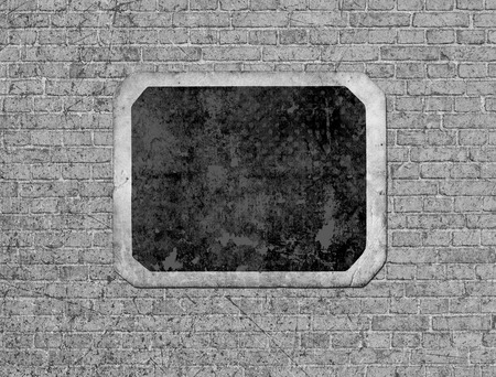 vintage frame on grunge retro Backgroundの写真素材