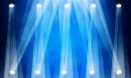 illustration of bright stage spotlight