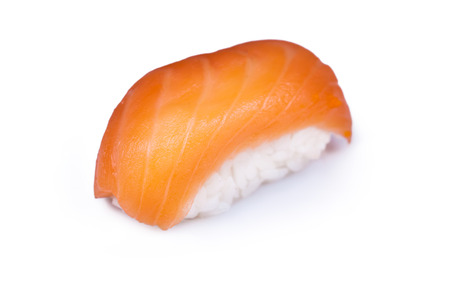 Maki Sushi on white backgroundの写真素材