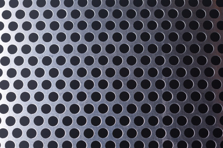 Metal with holes