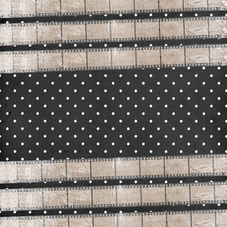 Vintage background with film flameの写真素材