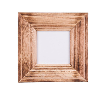 old photo frame on white background