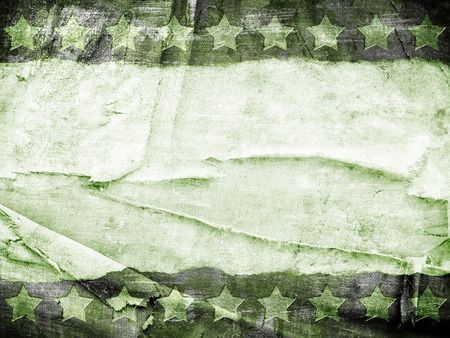 Military Grunge background with abstract stars on canvasの写真素材
