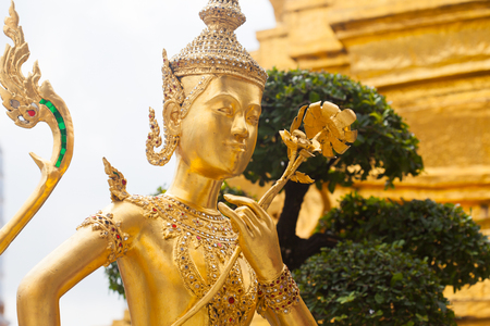 Ki-nara at Grand Palace in Bangkok ,Thailandのeditorial素材