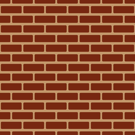 vector seamless brick wall texture, brickwall patternのイラスト素材
