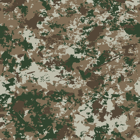 vector illustration of seamless military camouflage pattern.のイラスト素材