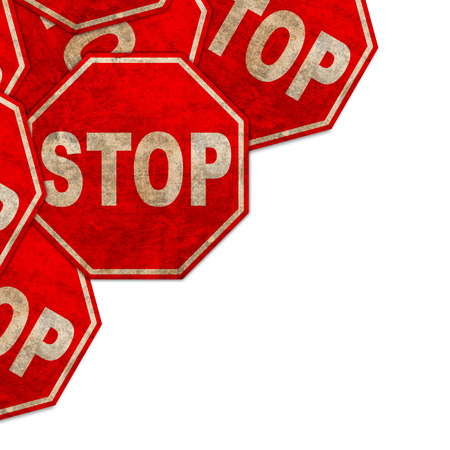 Grunge stop background with abstract scratchesの写真素材