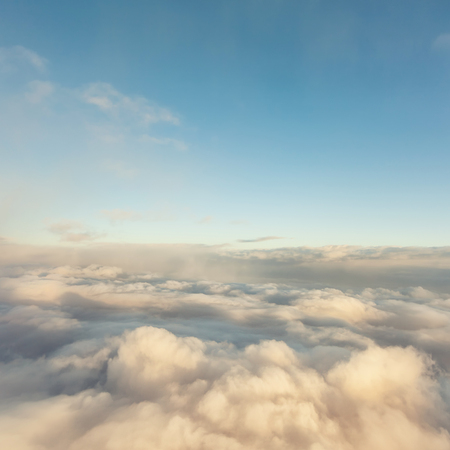 Beautiful blue sky background
