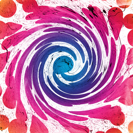 abstract twirl grunge background with stainsの写真素材