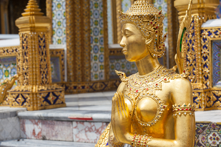 Ki-nara at Grand Palace in Bangkok ,Thailandの写真素材