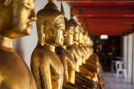 Buddha Statue in Thailand Wat Pho Templeのeditorial素材