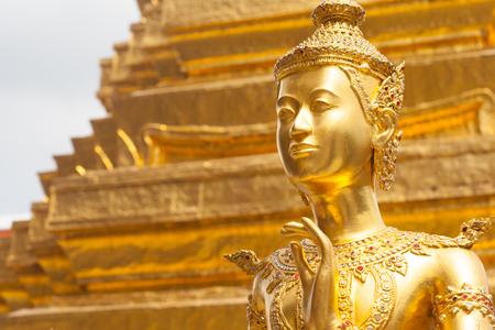 Ki-nara at Grand Palace in Bangkok ,Thailandの写真素材