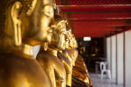 Buddha Statue in Thailand Wat Pho Templeのeditorial素材