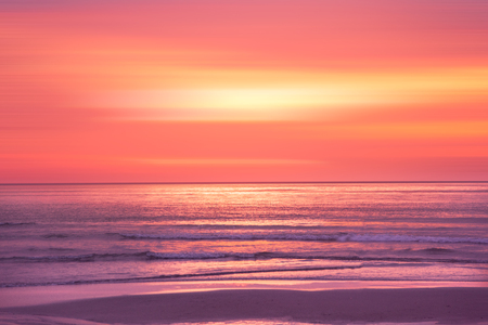 Beautiful sunset in the Indian Oceanの写真素材