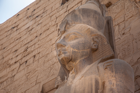 Karnak temple in Luxor, Egyptの写真素材