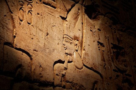 Karnak temple in Luxor, Egyptの写真素材
