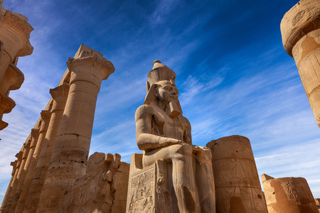 Karnak temple in Luxor, Egyptの写真素材