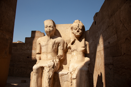 Karnak temple in Luxor, Egyptの写真素材