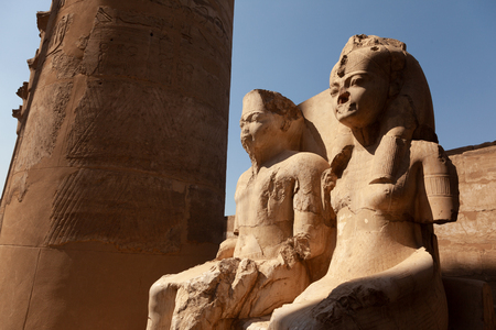 Karnak temple in Luxor, Egyptの写真素材