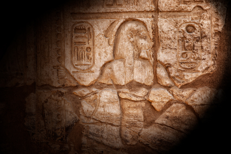 Karnak temple in Luxor, Egyptの写真素材