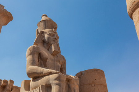 Karnak temple in Luxor, Egyptの写真素材